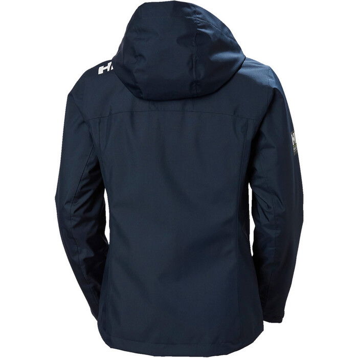 2024 Helly Hansen Mujer Crew Chaqueta De Vela De Capa Intermedia Con Capucha 2.0 34447 - Navy